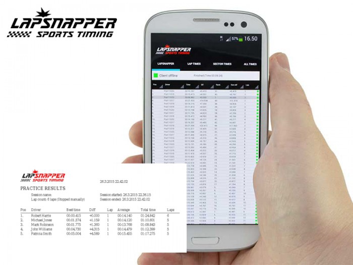 LapSnapper Client&Monitoring Software for Android - Image 3